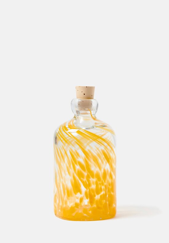 Studio Xaquixe Handblown Intenso Bottle Saffron	
