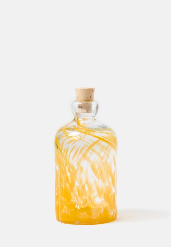 Studio Xaquixe Handblown Intenso Bottle Saffron	