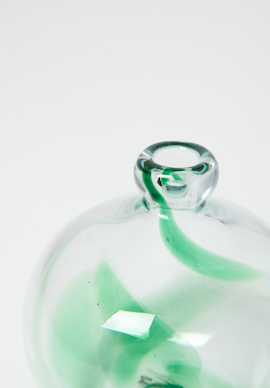 Studio Xaquixe Medium Handblown Glass Tejocote Bristol Green	