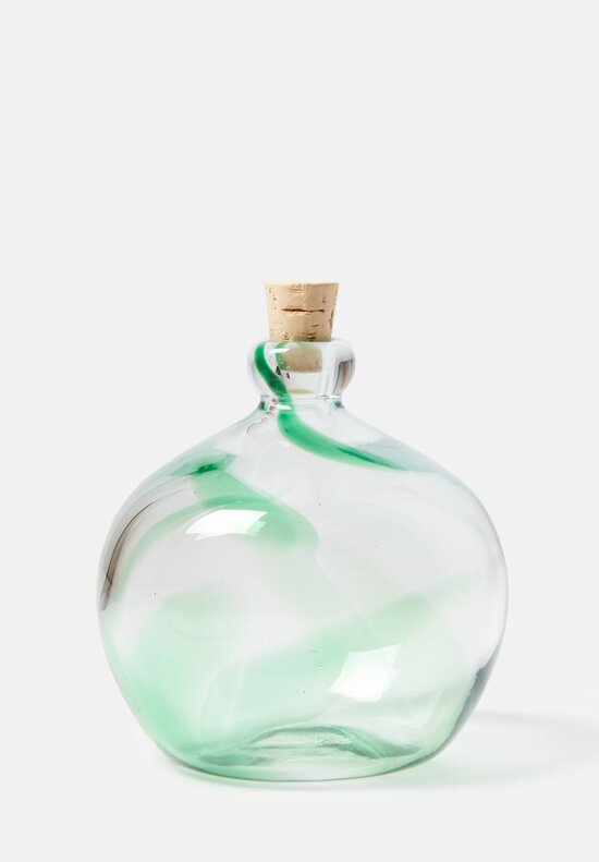 Studio Xaquixe Medium Handblown Glass Tejocote Bristol Green	