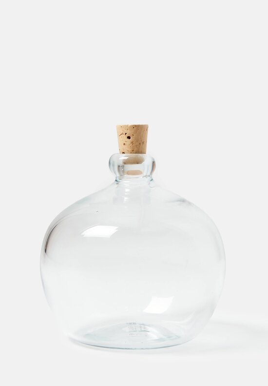 Studio Xaquixe Medium Handblown Glass Tejocote Transparent Clear	
