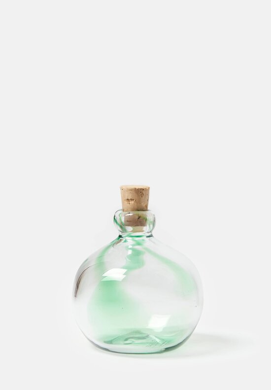 Studio Xaquixe Small Handblown Glass Tejocote Bristol Green	