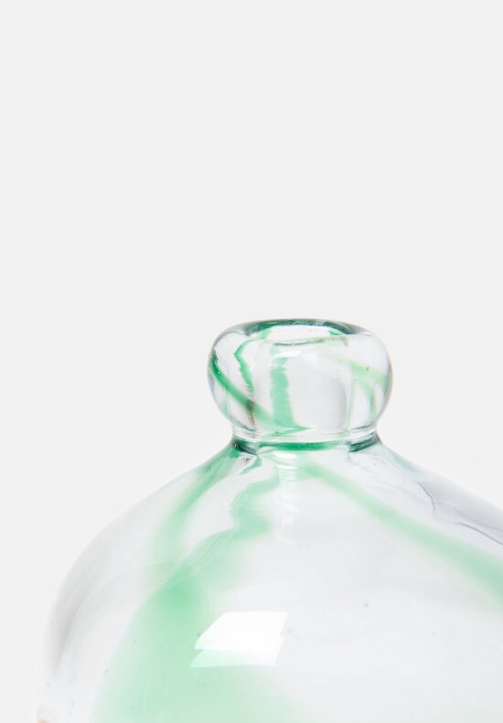 Studio Xaquixe Small Handblown Glass Tejocote Bristol Green	