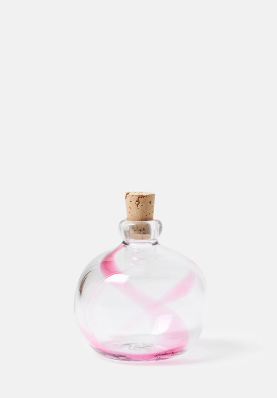 Studio Xaquixe Small Handblown Glass Tejocote Fucsia Pink