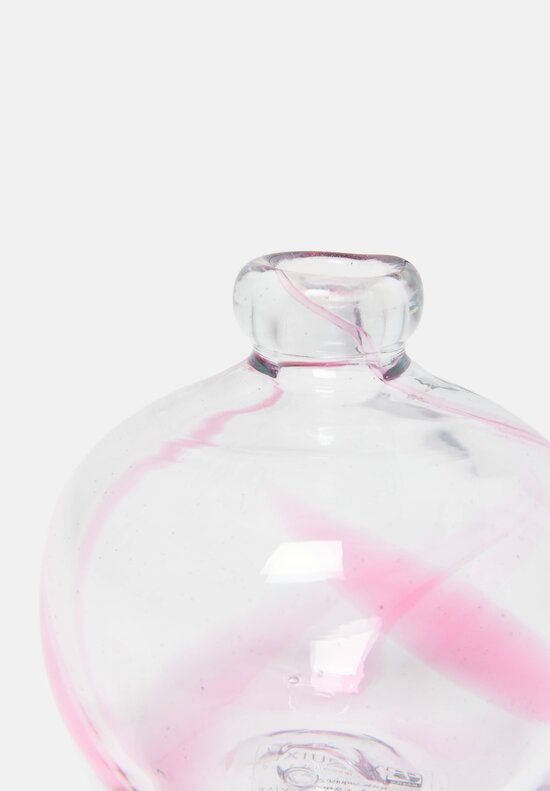 Studio Xaquixe Small Handblown Glass Tejocote Fucsia Pink