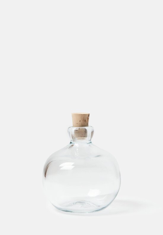 Studio Xaquixe Small Handblown Glass Tejocote Transparent Clear	