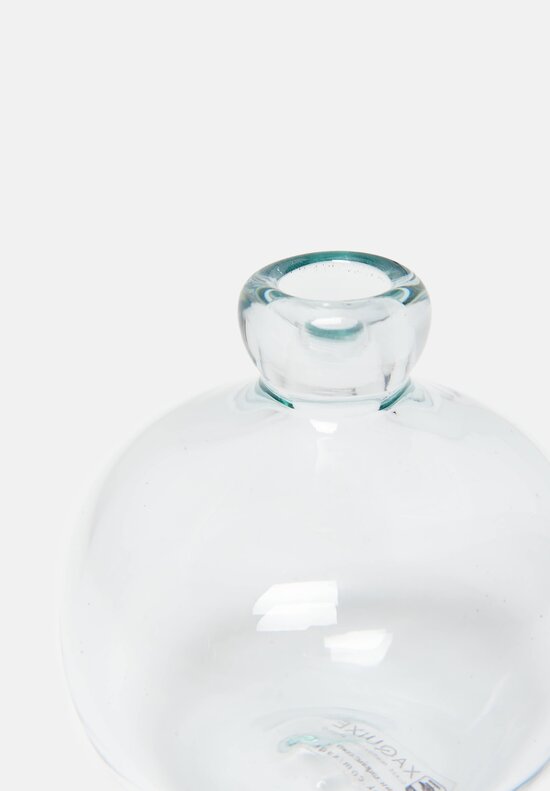 Studio Xaquixe Small Handblown Glass Tejocote Transparent Clear	