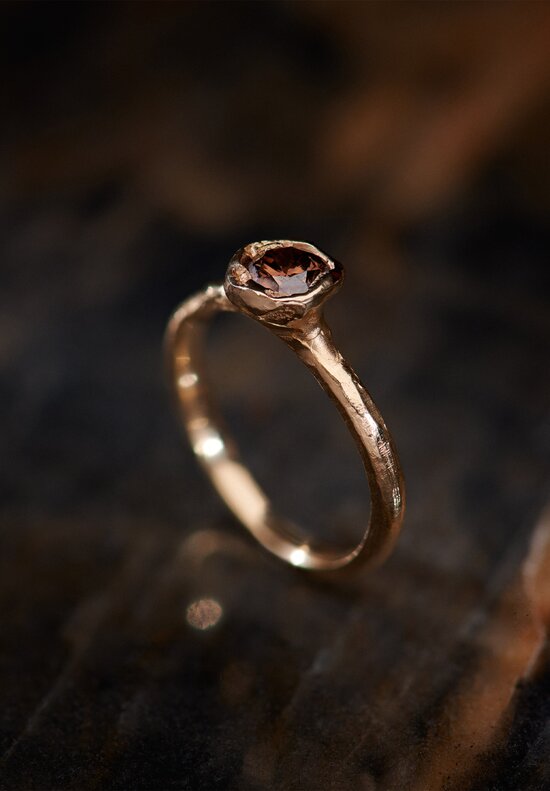 Ellis Mhairi Cameron 14K, Brilliant Cut Chocolate Diamond Ring	
