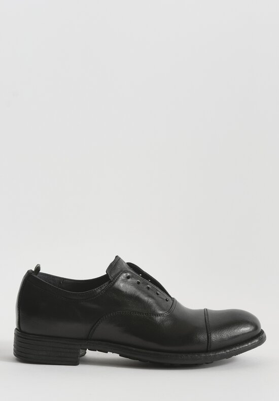 Officine Creative Leather Calixte Ignis T. Shoes in Nero Black	