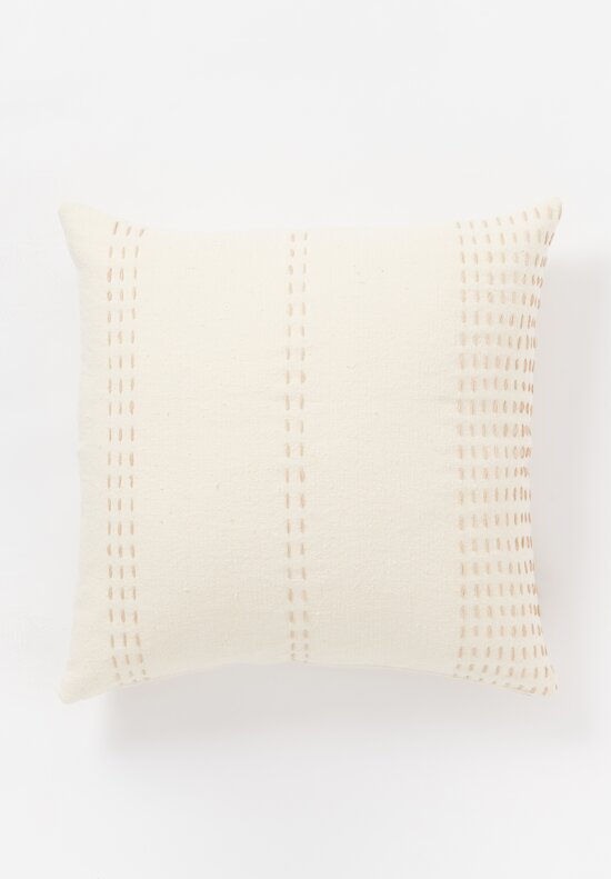 The House of Lyria Silk and Linen Acore Pillow in Natural