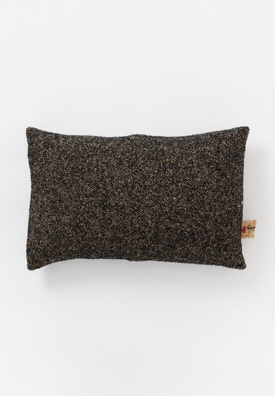 The House of Lyria Sabueso Pillow in Black, Natural