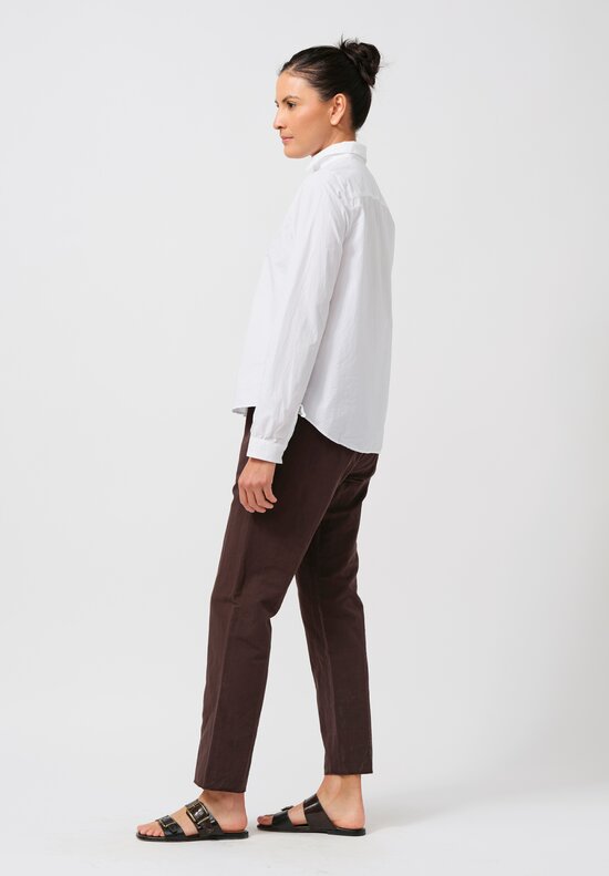 Bergfabel Cotton Loose Tyrol Shirt in White