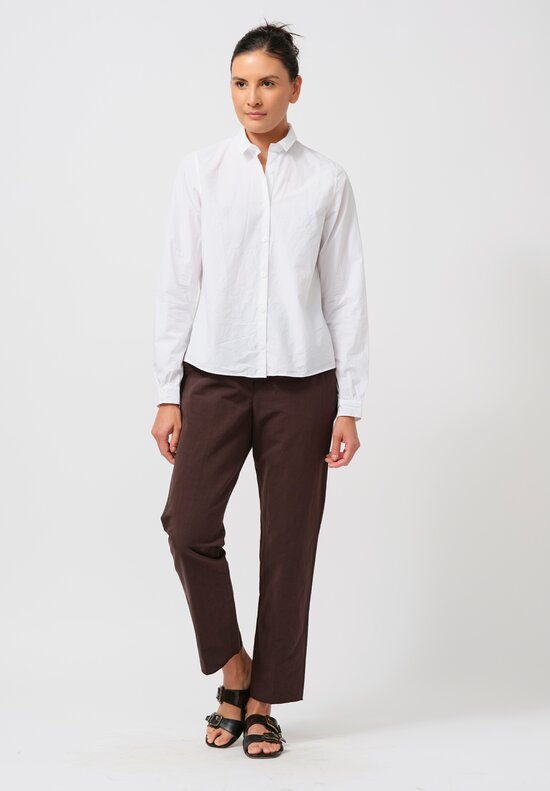 Bergfabel Cotton Loose Tyrol Shirt in White