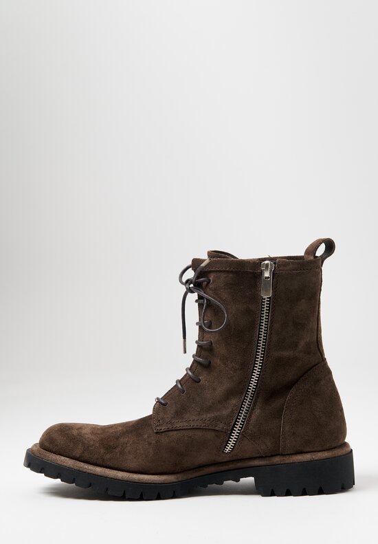 Officine Creative Suede Spectacular Jefferson High Ankle Boot	
