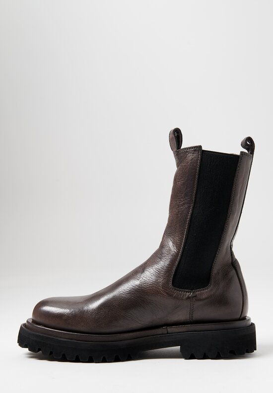 Officine Creative Leather Ignis T. Wisal High Ankle Boot	