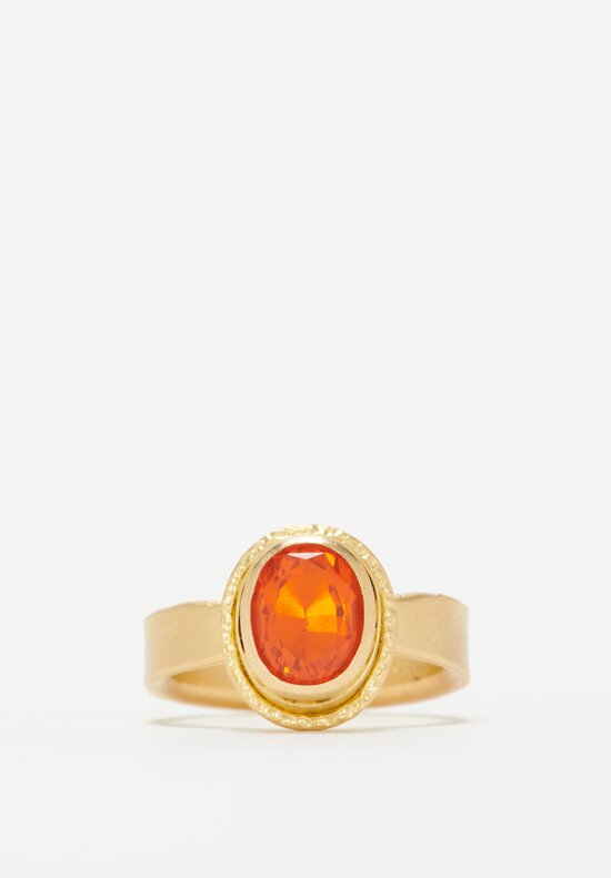 Greig Porter 18K, Fire Opal Ring	