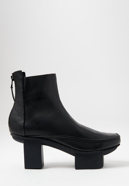 Trippen Leather Uplift Ankle Boot in Black