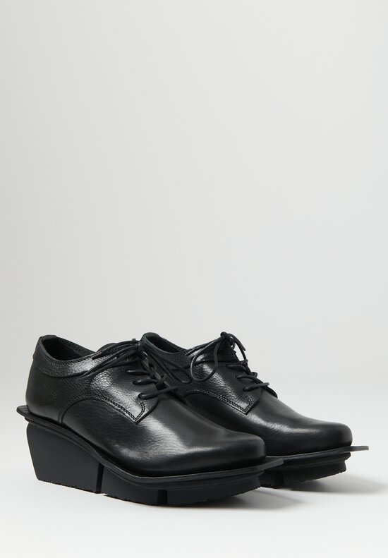Trippen Leather Steady Shoe in Black