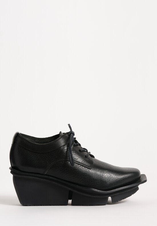 Trippen Leather Steady Shoe in Black