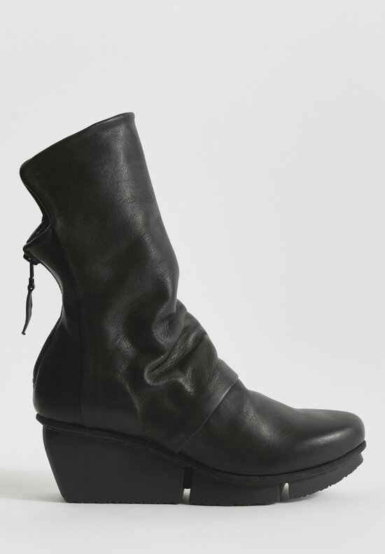 Trippen Mellow High Ankle Boot in Black	