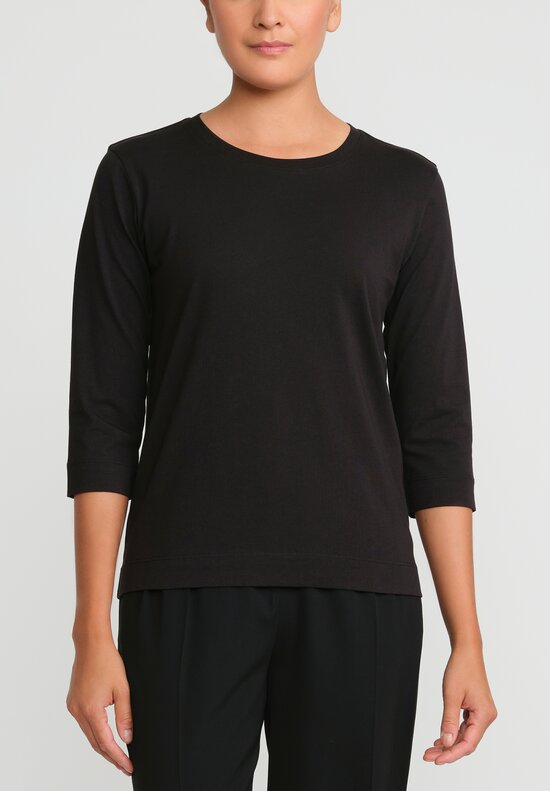 Dries Van Noten Cotton Hefiz T-Shirt in Black