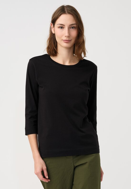 Dries Van Noten Cotton Hefiz T-Shirt in Black