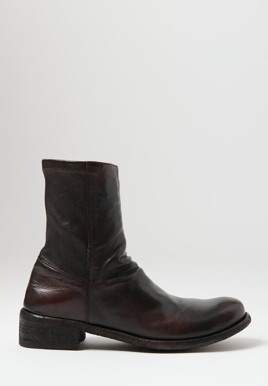 Officine Creative elasticated-panel leather boots - Black