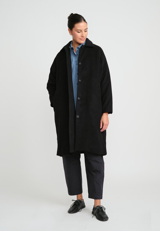 Casey Casey Cashmere Oliver Coat in Black