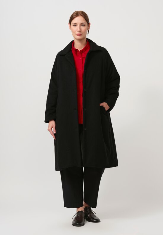 Casey Casey Cashmere Oliver Coat in Black	