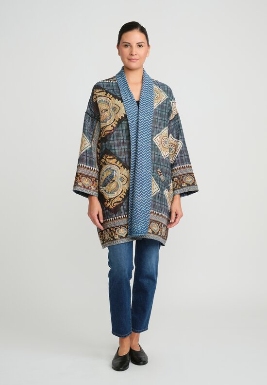 Mieko Mintz Vintage Cotton Kantha Haori Jacket