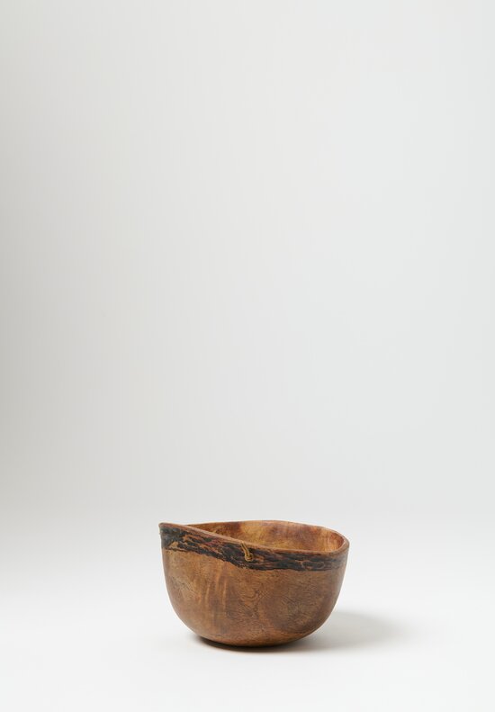 Antique and Vintage Medium Hand-Carved Wood Turkana Bowl II	
