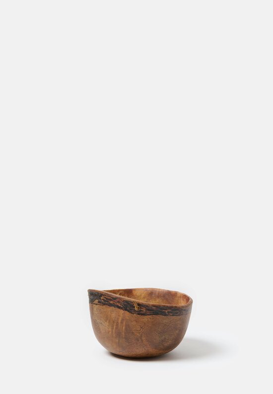 Antique and Vintage Medium Hand-Carved Wood Turkana Bowl II	