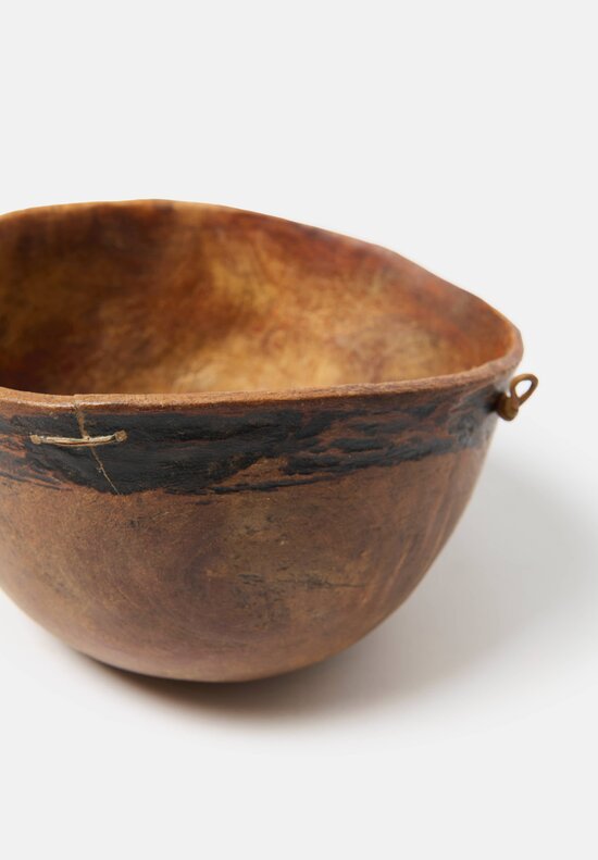 Antique and Vintage Medium Hand-Carved Wood Turkana Bowl II	