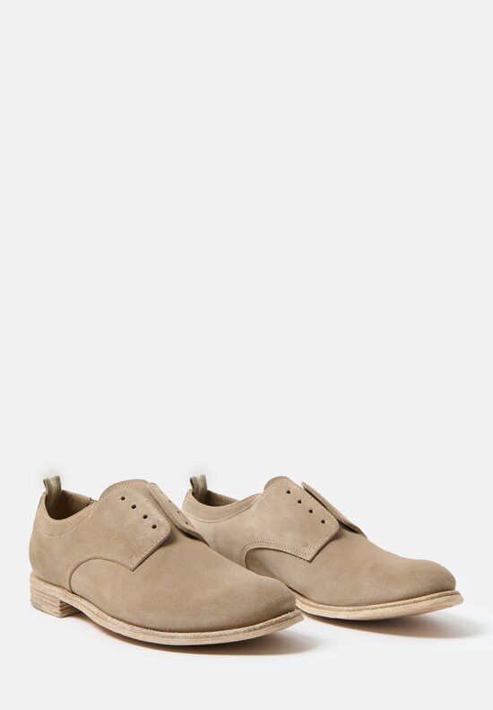 Officine Creative Lexikon Cachemire Derby Shoes in Antilope Natural	