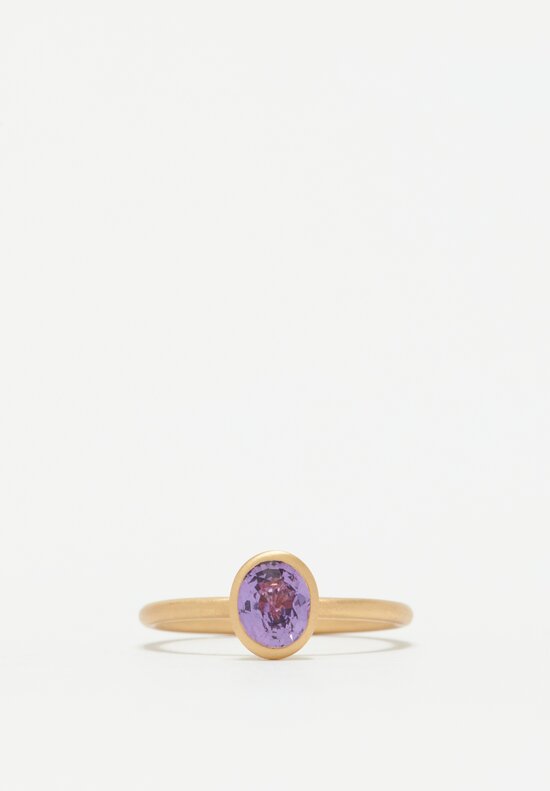 Kimberly Collins 18K Purple Sapphire Yumdrop Ring .97 Ct	