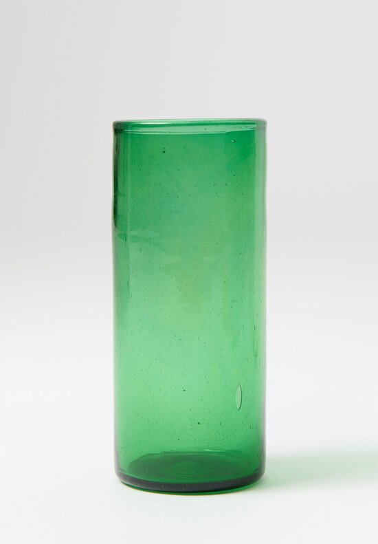 La Soufflerie Handblown Ice Tea Glass in Emerald	
