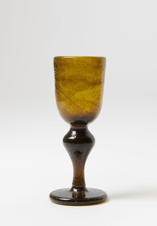 La Soufflerie White Wine Glass in Dark Brown