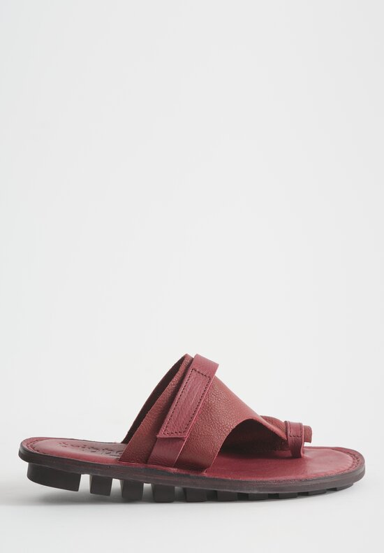 Trippen Ibiza Sandal in Wine Red	