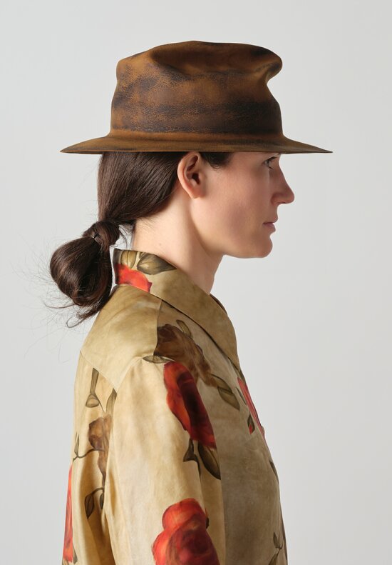 Horisaki Design & Handel Beaver Felt Hard Burnt Hat