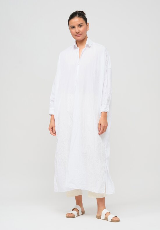Daniela Gregis Washed Cotton More Tunic in Optical White