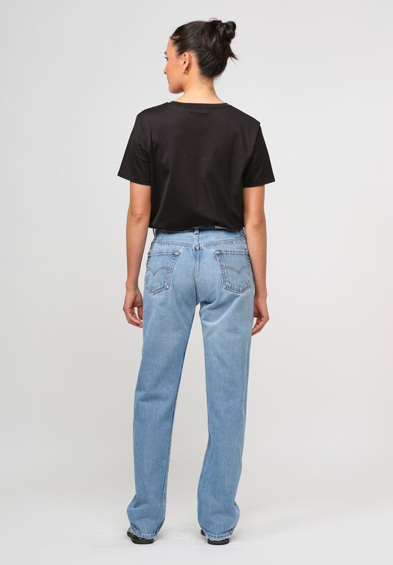 RE/DONE Cotton 90's Jean in Medium Wash Indigo	
