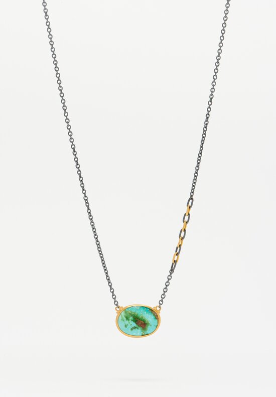Lika Behar 24K, 'Sonoran Sunshine' Turquoise Necklace	