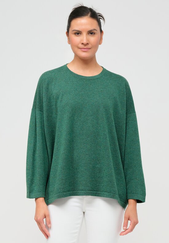Hania New York Sasha Short Sweater in Goblin Green	