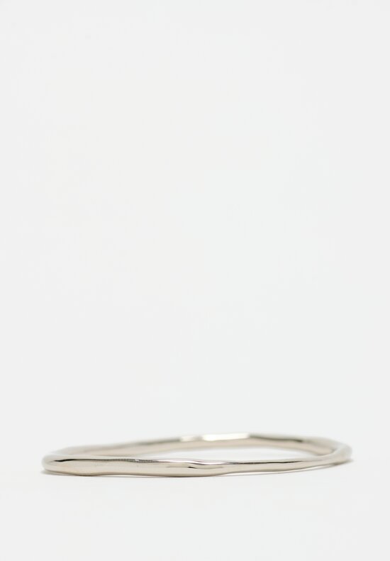 Dries Van Noten Set of Bangle Bracelets in Silver	