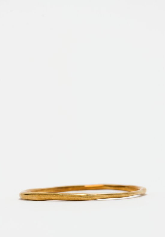 Dries Van Noten Set of Bangle Bracelets in Brass	