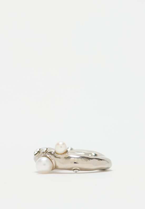 Dries Van Noten Jewel Ring in Silver	