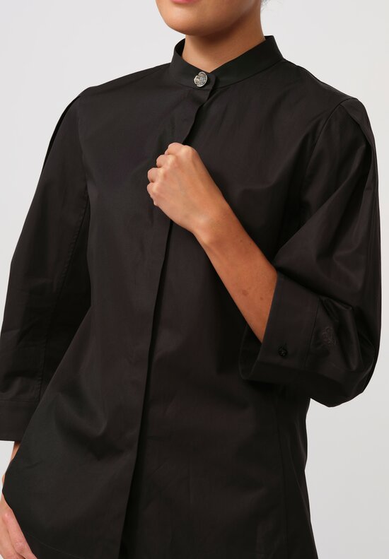 Jil Sander Cotton Saturday P.M. Shirt in Black	