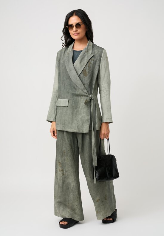 Uma Wang Wrap Khloe Jacket in Venice Blue