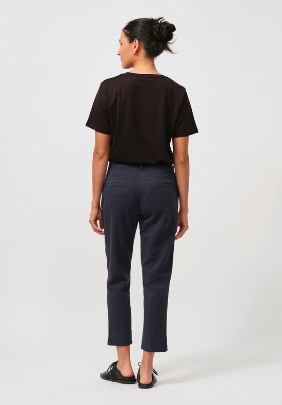 Closed Italian Cotton Sonnet Pant in Space Blue	