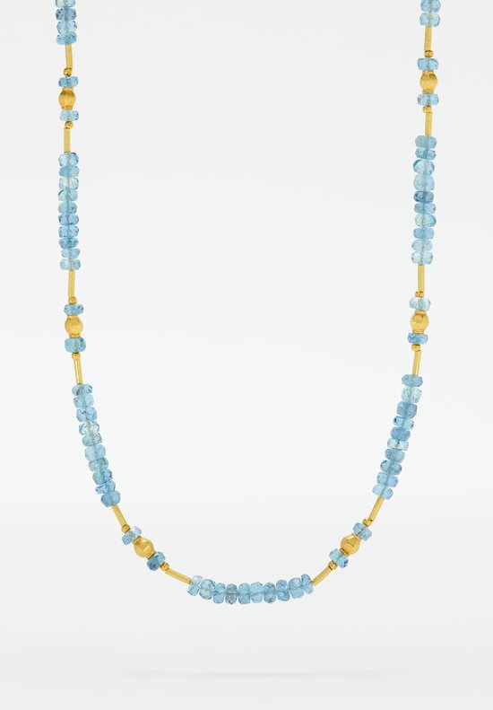 Greig Porter 18k, Aquamarine Necklace	